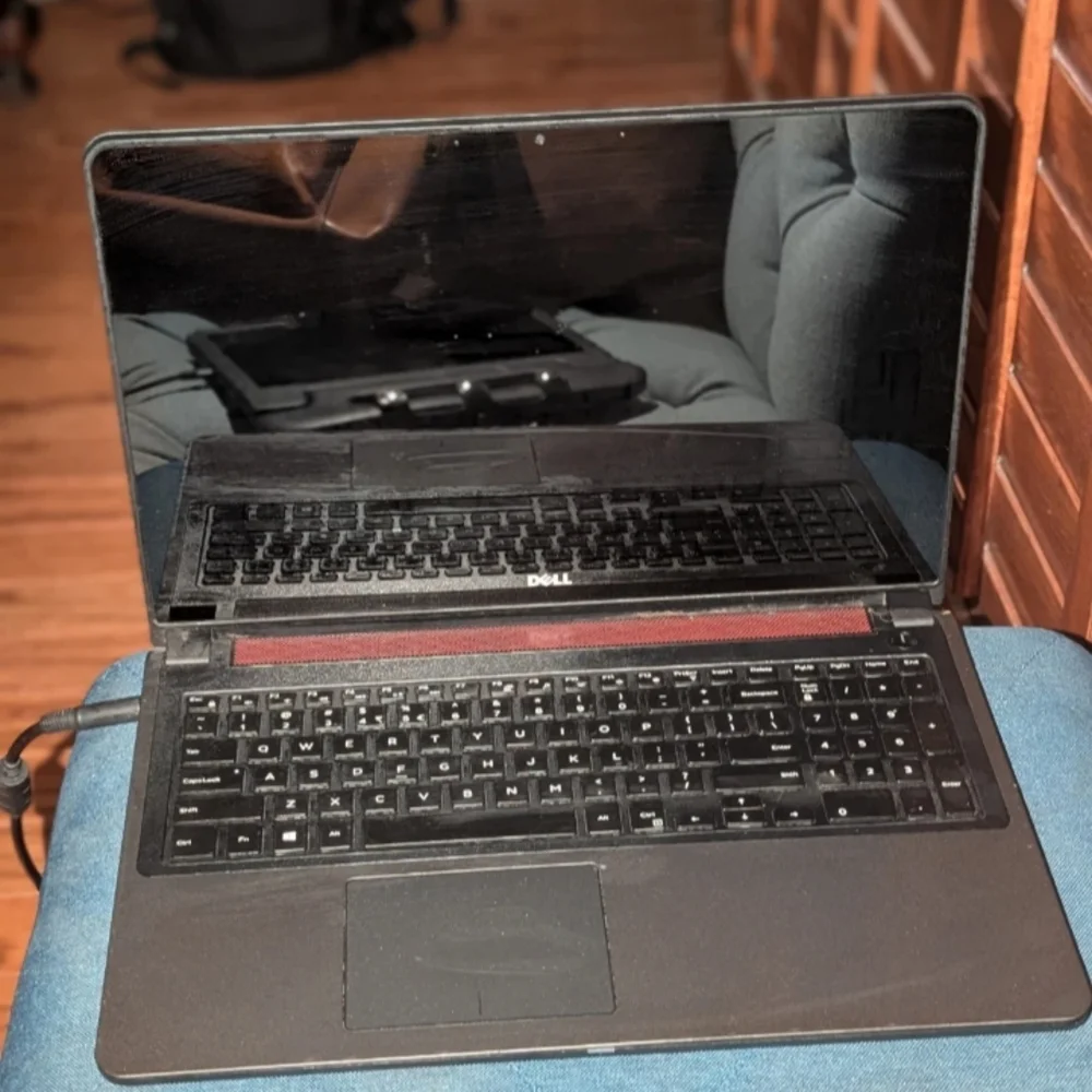 Dell Gray Laptop with Illuminated Keyboard